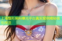上海整形黑料曝光平台真实案例揭秘吸引关注