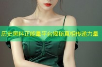 历史黑料正能量平台揭秘真相传递力量