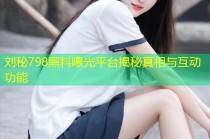刘秘798黑料曝光平台揭秘真相与互动功能