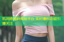 凯润婷黑料揭秘平台 实时爆料功能引爆关注