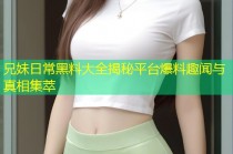 兄妹日常黑料大全揭秘平台爆料趣闻与真相集萃