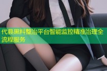 代县黑料整治平台智能监控精准治理全流程服务