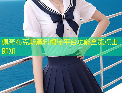 佩奇布克斯黑料揭秘平台功能全览点击即知  第1张