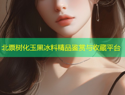 北票树化玉黑冰料精品鉴赏与收藏平台  第1张